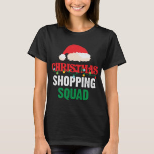 T-shirt Escouade de Noël Groupe Shopper de vacances San