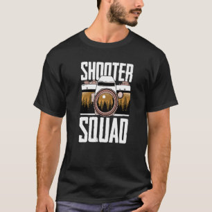 T-shirt Escouade de Tireurs Appareils Photo Faisons des C
