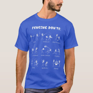 T-shirt Escrime Drôle N'illustrez Pas Cadeau fille