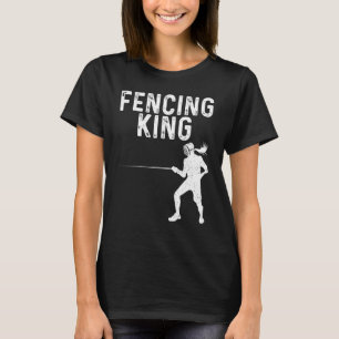 T-shirt Escrime Pour Hommes Papa Escrimeur Épée Sports