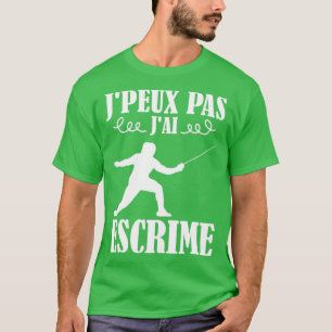 T-shirt escrime saber combat escrime