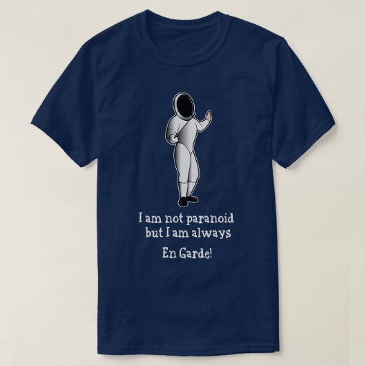 T-shirt Escrime Sage Sage Sword Fencer Combattre l'escrime (Design devant)