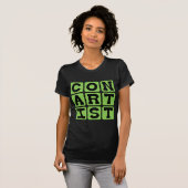 T-shirt Escroc, Arnaqueur (Devant entier)
