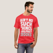 T-shirt Escrocs à mi-chemin (Devant entier)