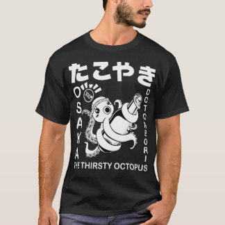 T-shirt ese Takoyaki Osaka Food Hiragana Street Foodie de 