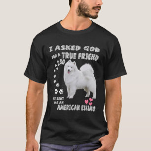 T-shirt Eskie Mom German Spitz Chien Eskie Chien American