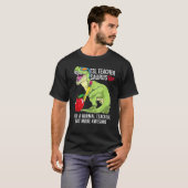 T-shirt Esl Enseignant Saurus Rex Comme Un Enseignant Norm (Devant entier)