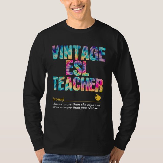 T-shirt ESL Teacher Appreciation Week Back to School  1 (Devant)
