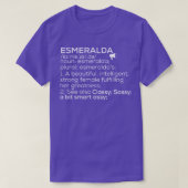 T-shirt Esmeralda Nom Esmeralda Définition Esmeralda Fema (Design devant)