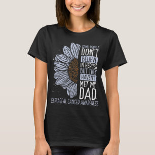 T-shirt Esophageal Cancer Awareness Ribbon Papa Warrior