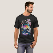 T-shirt Esoteric Duck Crystals Cute Illustration  1 (Devant entier)