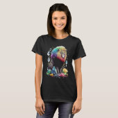T-shirt Esoteric Lion Crystals Cute Illustration  2 (Devant entier)