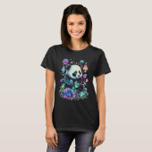 T-shirt Esoteric Panda Crystals Cute Illustration  1 (Devant entier)