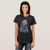 T-shirt Esoteric Panda Crystals Cute Illustration 3 (Devant entier)