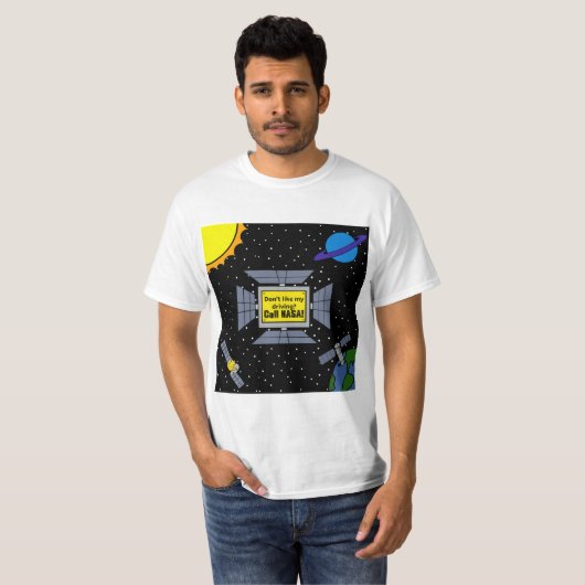 T-shirt Espacé 1 (Devant entier)