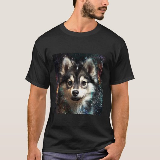 T-shirt Espace Alaskan Klee Kai (Devant)