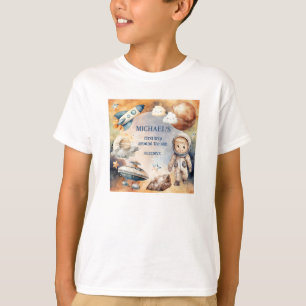 T-shirt Espace Anniversaire Premier Voyage Autour Du Solei