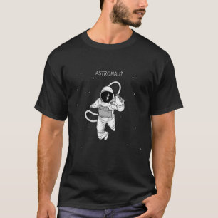 T-shirt Espace astronaute à main