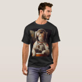 T-shirt Espace astronaute de chat (Devant entier)