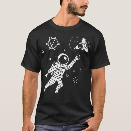T-shirt Espace astronautique (Devant)