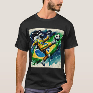 T-shirt Espace dernier champ Astronaute brésilien