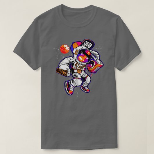 T-shirt Espace des années 80 (Design devant)