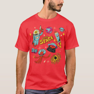 T-shirt Espace dessiné