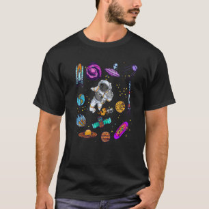 T-shirt Espace Extérieur Pour Sci Fi Enfants - Garçons & F