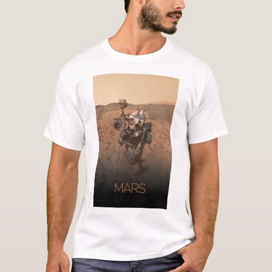 T-shirt Espace Extérieur, Système Solaire, Planète Mars, C (Devant)