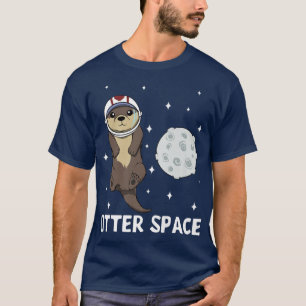 T-shirt Espace extra-atmosphérique AnimalOtter Astronaut P
