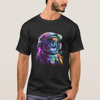 T-shirt Espace extra-atmosphérique Chat Kitty Astronaut Vi