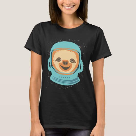 T-shirt Espace extra-atmosphérique Nap Sloth Lazy 14 (Devant)
