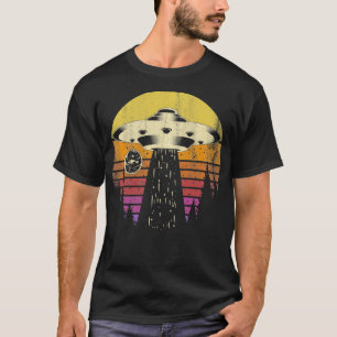 T-shirt Espace extra-atmosphérique OVNI Alien enlèvement c