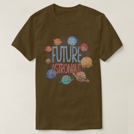 T-shirt Espace Galactique Planètes Science Spatiale Futur (Design devant)