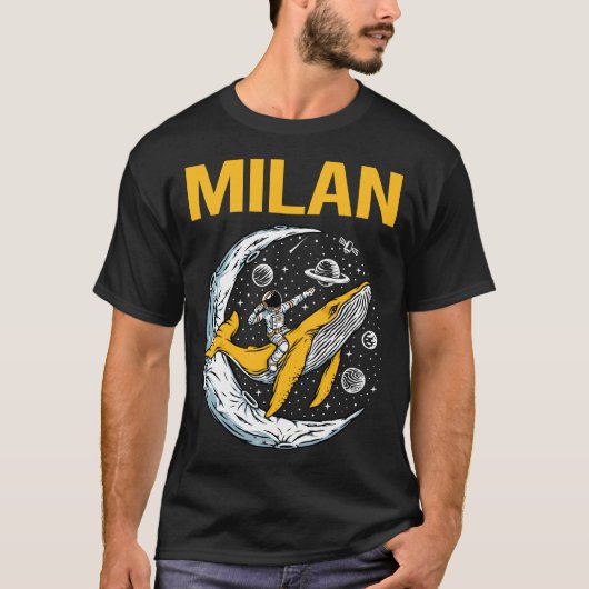T-shirt Espace Heureux - Nom Milan (Devant)