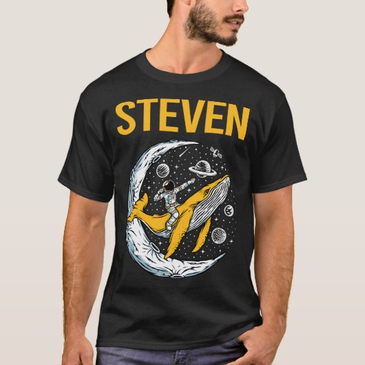 T-shirt Espace Heureux - Steven Nom (Devant)
