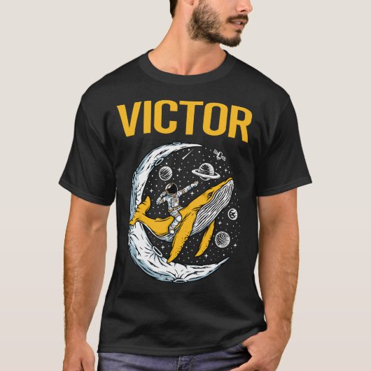 T-shirt Espace heureux - Victor Nom (Devant)