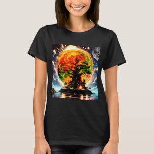 T-shirt Espace & l'Abstrat & la lune #8