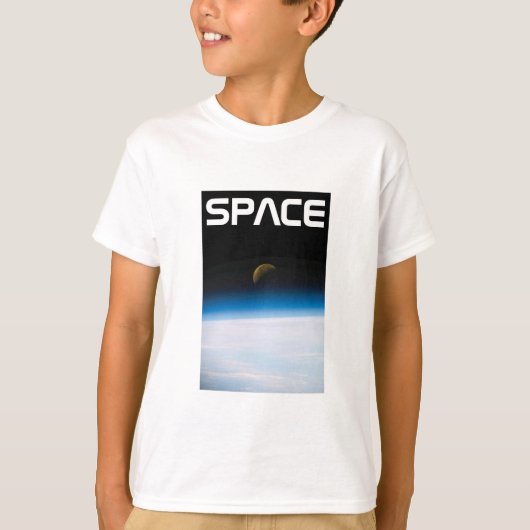 T-shirt Espace (Lune) (Devant)