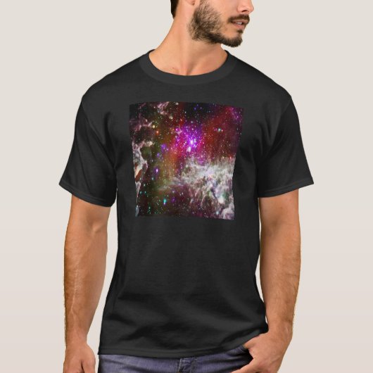 T-shirt Espace - Nébuleuse Pacman (Devant)