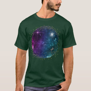 T-shirt Espace noir et astronaute dans la galerie avec éto