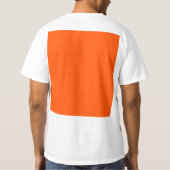 T-shirt Espace orange (Dos)