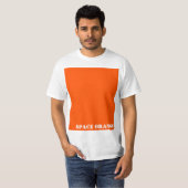 T-shirt Espace orange (Devant entier)