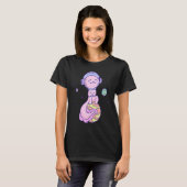 T-shirt Espace Rose Axolotl (Devant entier)