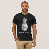 T-shirt Espace Snack Silver Pineapple (Devant entier)