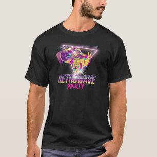 T-shirt Espace synthwave: Fête Retrowave