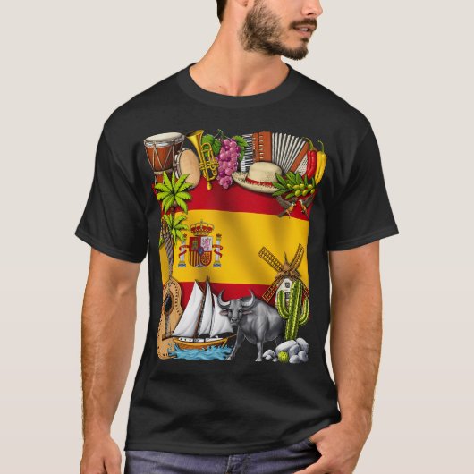 T-shirt Espagne (Devant)