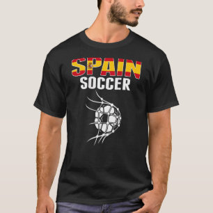 T-shirt Espagne Bal De Football En Net But Football Espagn