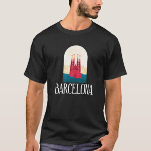 T-shirt Espagne Barcelone Catalogne Visiteur Espagnol