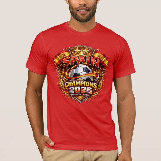 T-shirt Espagne Champions 2026 (Devant)